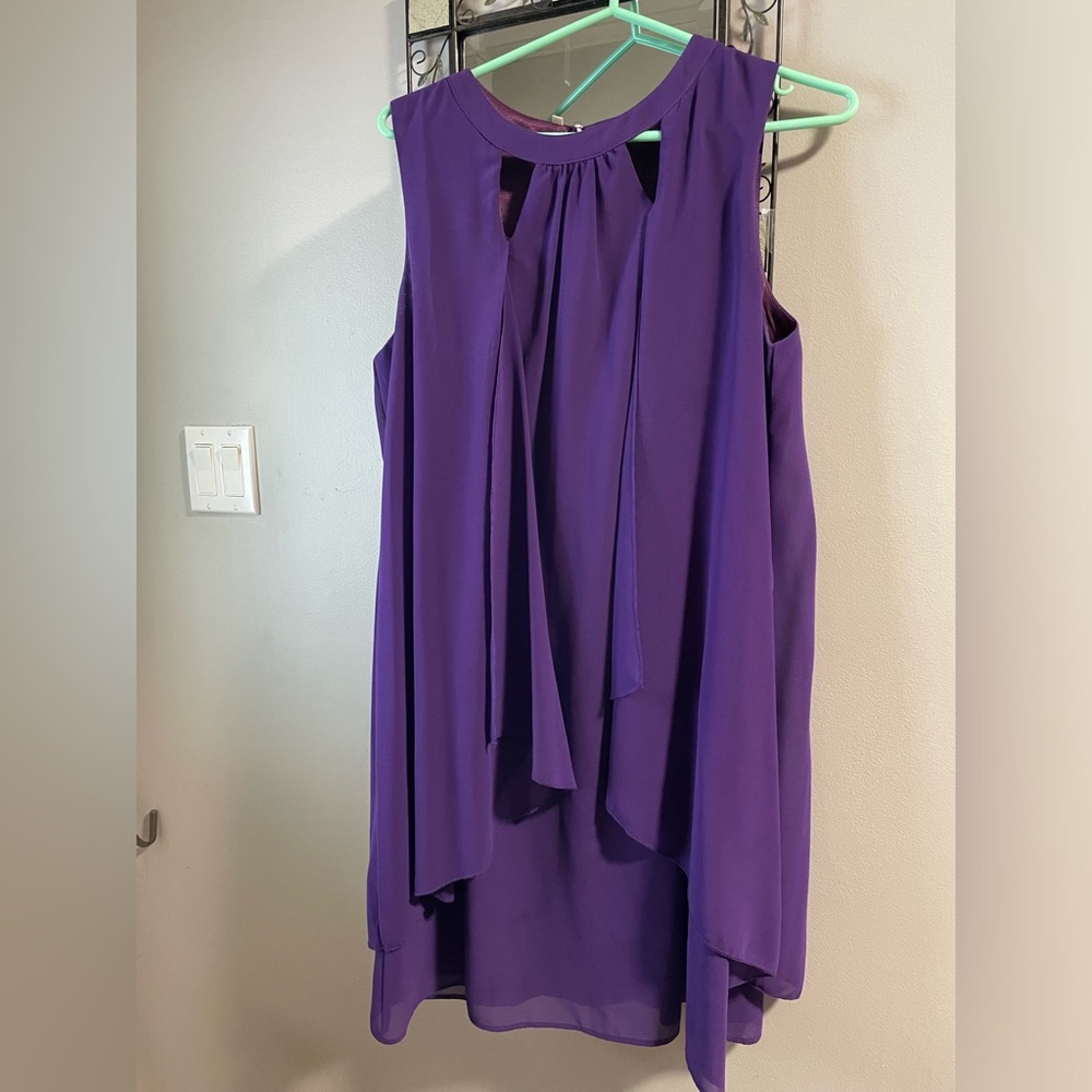 Purple elegant dress